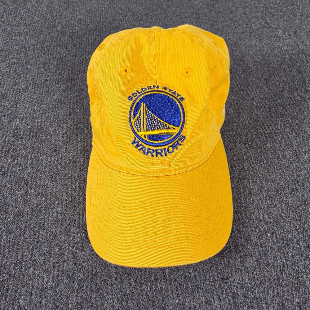 Adidas Golden State Warriors NBA Dad Hat‎ Yellow Adjustable Strapback Cap EV55Z